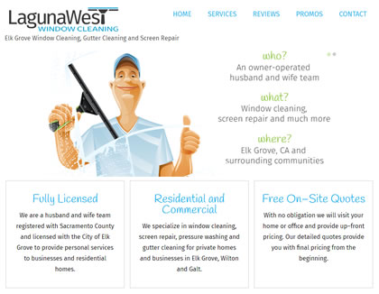 Laguna West Window Cleaning Homepage